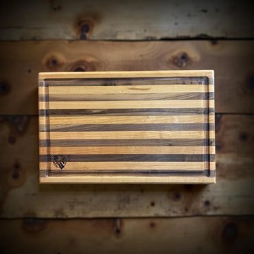 Handcrafted domestic hardwood cutting board