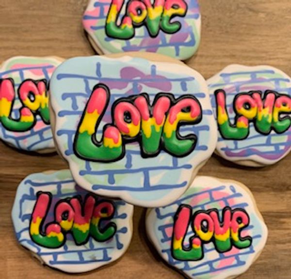 custom sugar cookies love