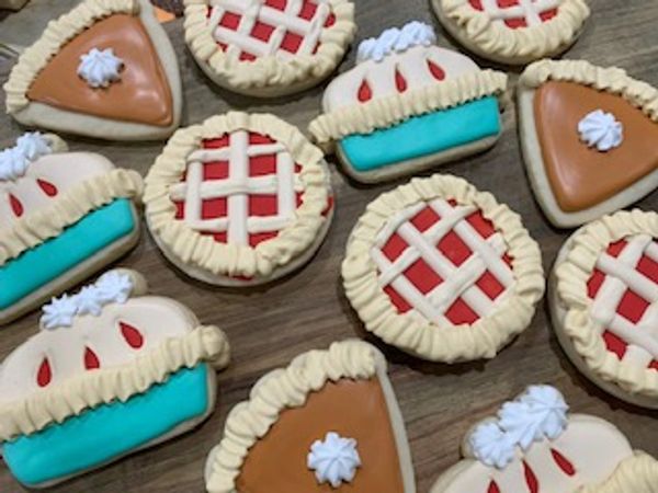 custom sugar cookies pie