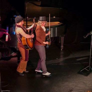 Sarah LeMieux performing vaudeville