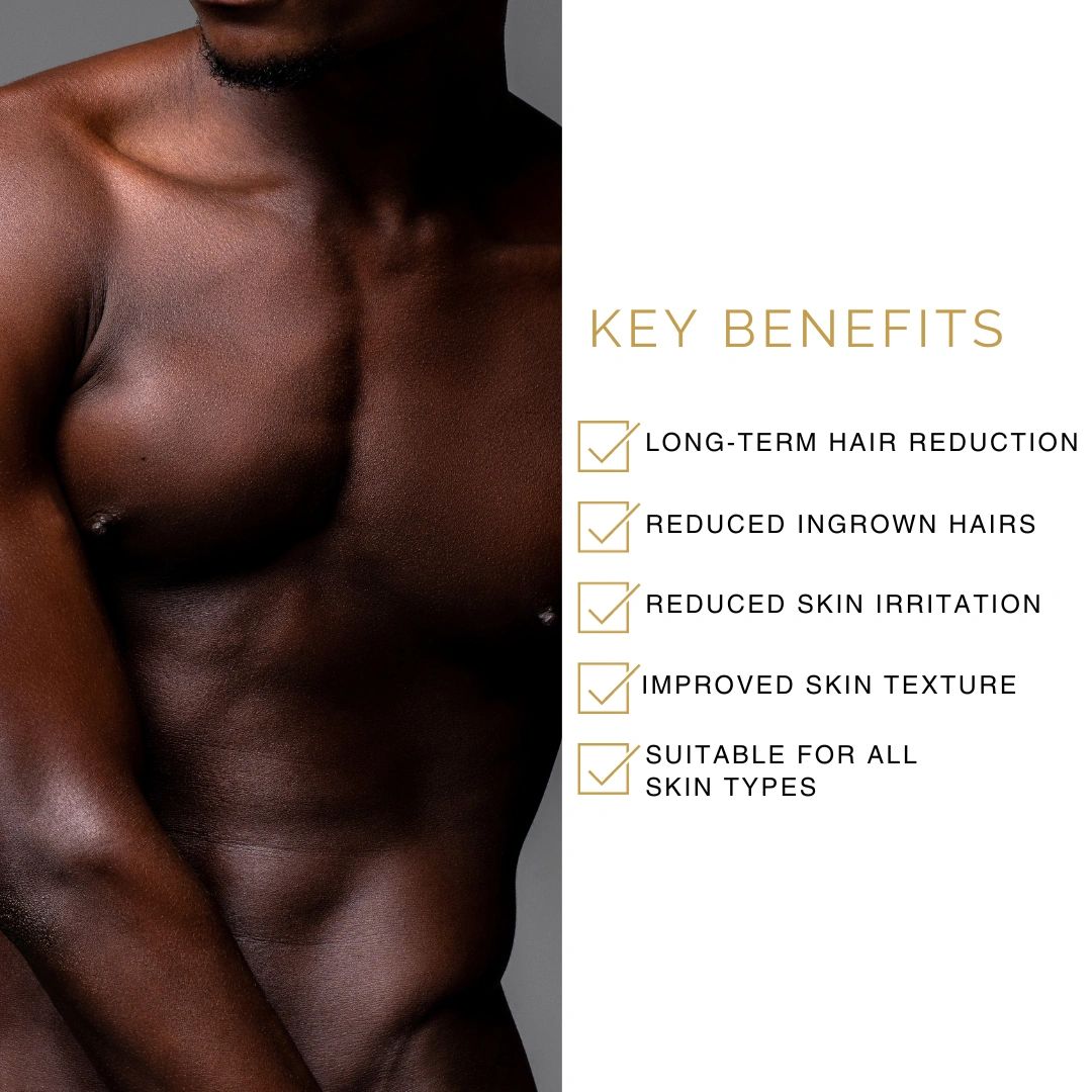 Men's laser hair removal and benefits