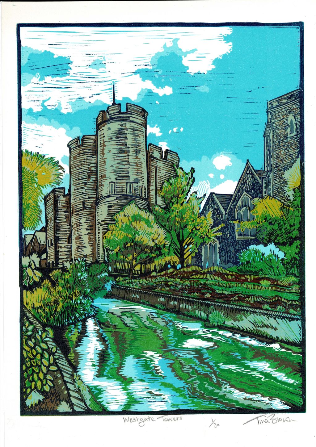 Limited edition Lino print