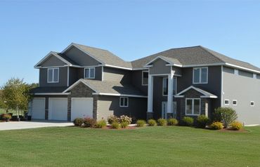 Turn-key residential home construction and exterior finish trim in Detroit Lakes, MN.