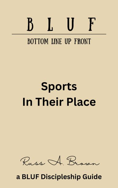 Cover of 'Sports In Their Place' by Russ A. Brown.