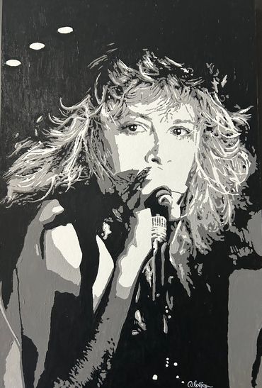 STEVIE NICKS
“GOLD DUST WOMAN”
11”x14” Acrylic PaintinSOLD