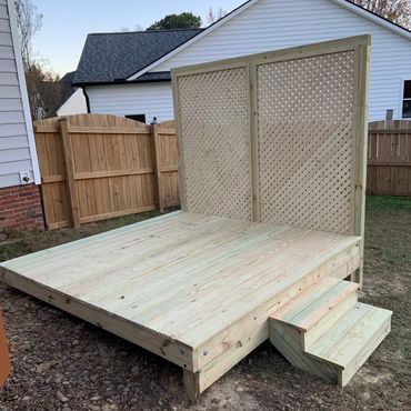 Deck for Hot Tub