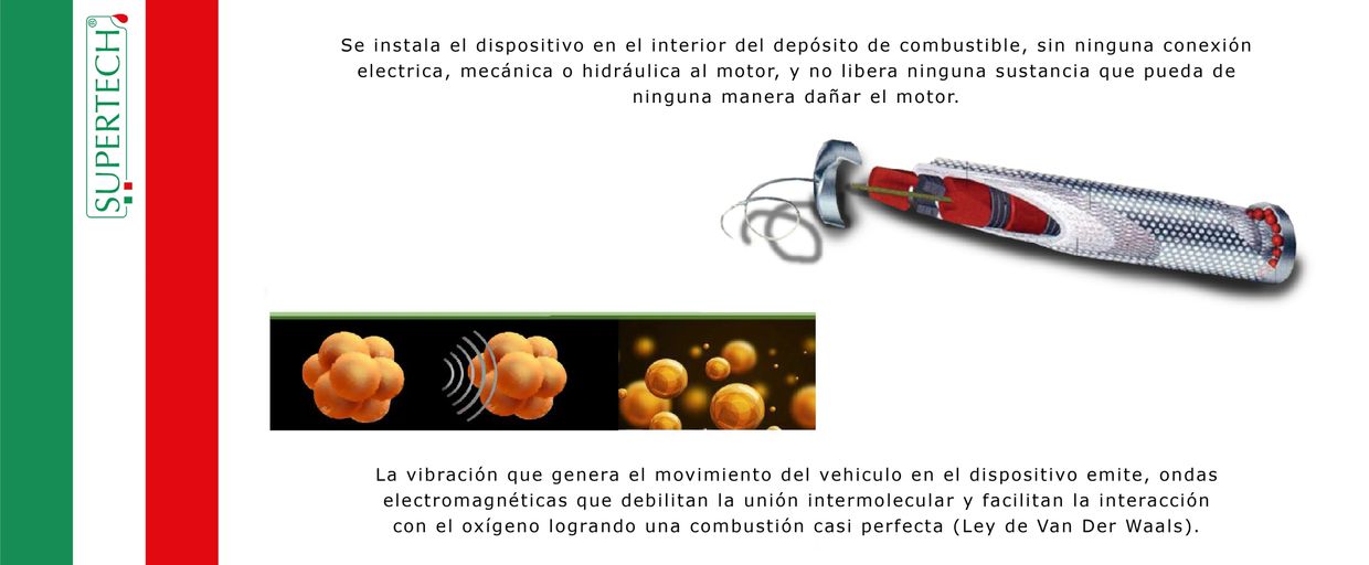supertech, ahorro en combustible, SAE, optimizador de combustion, reduccion de gases contaminantes