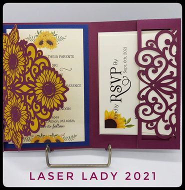Customized wedding inviatations