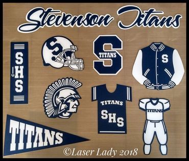 Customized School Scrapbook Titles