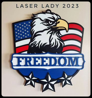Americana Freedom door hanger