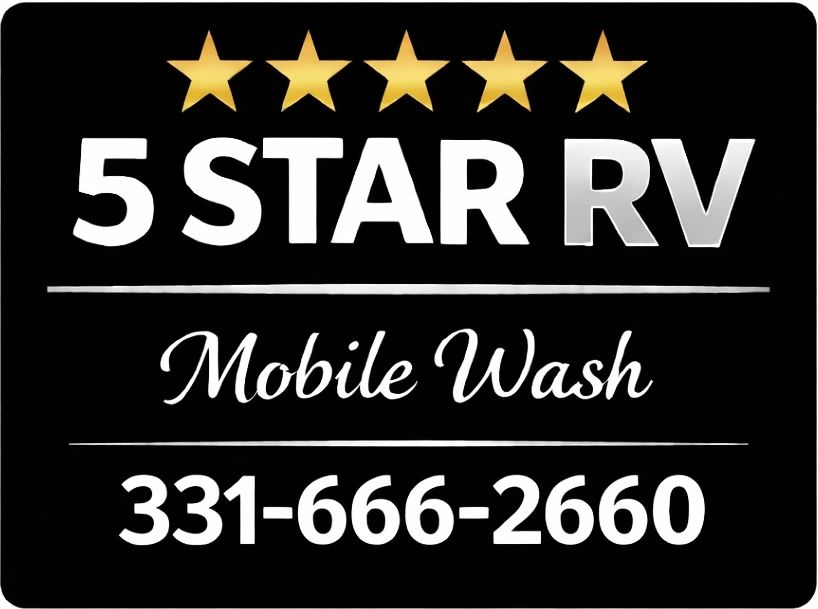 5 Star RV Mobile Wash with contact number 331-666-2660.