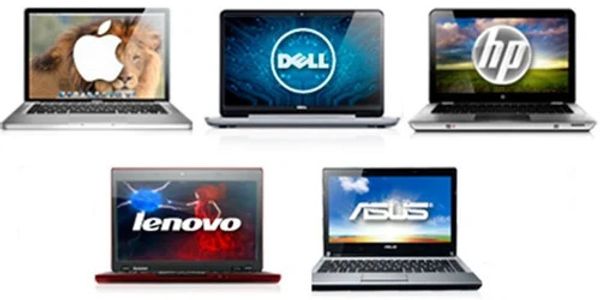 dell hp apple lenovo asus acer