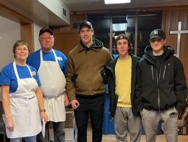Volunteer team of teens @ Our Daily Bread Soup Kitchen Selkirk Soup Kitchen Selkirk, Manitoba