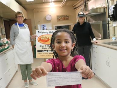 Cheque Donation made to Selkirk Soup Kitchen, Our Daily Bread. Selkirk, Manitoba