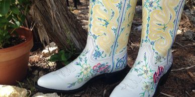 custom wedding boots