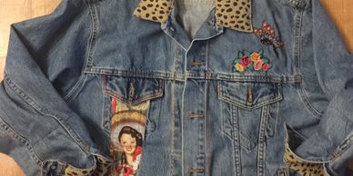 Custom jean jacket