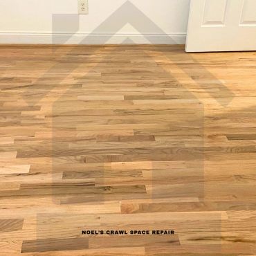 Wooden floors for a room.