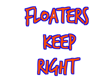 Floaters Keep Right logo