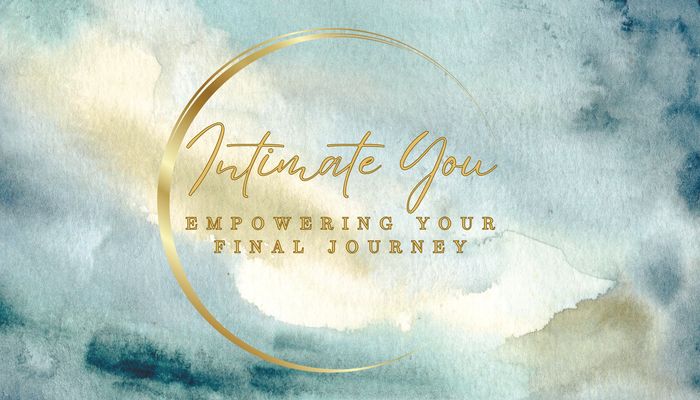 Water color clouds with gold logo