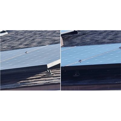 We clean solar panels
