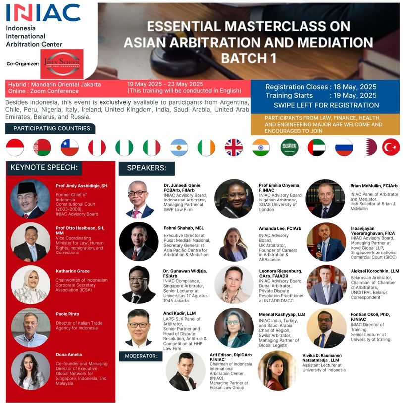 Essential Masterclass on Asian Arbitration & Mediation – Batch 1
GAC  Global Arbitration Centre