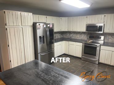 Cabinet painting Wisconsin and baraboo Wisconsin area for cabinet painting and tile backsplashes