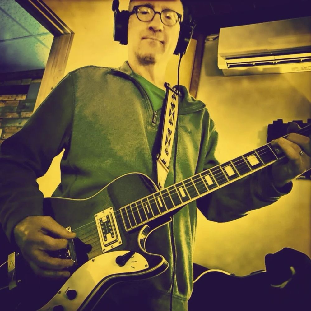 Bret Talbert in the recording studio!