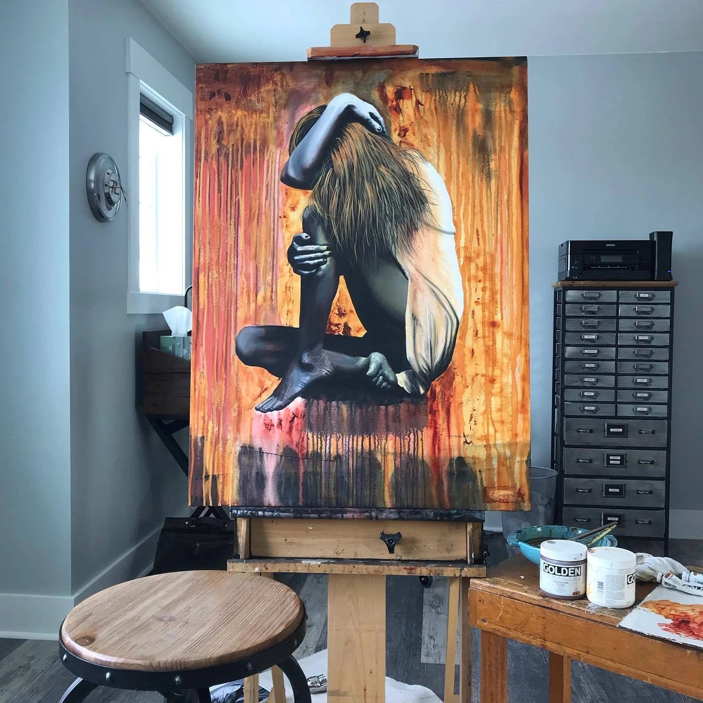 My art studio in Bozeman, MT