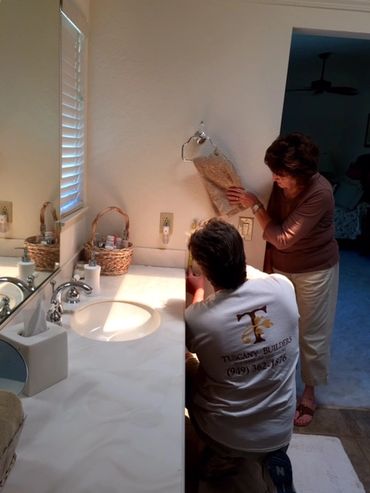 Dino at a Design Consultation in Mission Viejo.