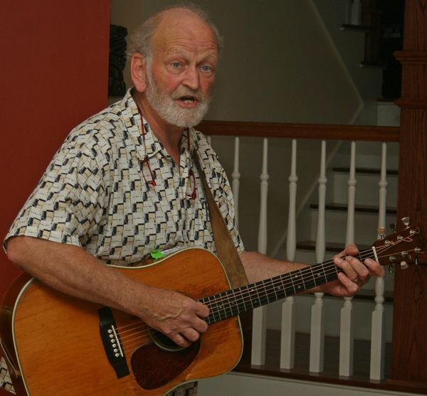 Valdy performs at Arhaven House Concerts near Austin, TX