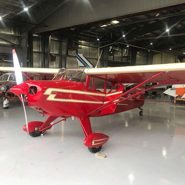 This neat Piper PA-22 TW was purchased in St.Louis and was delivered to Livermore, CA.