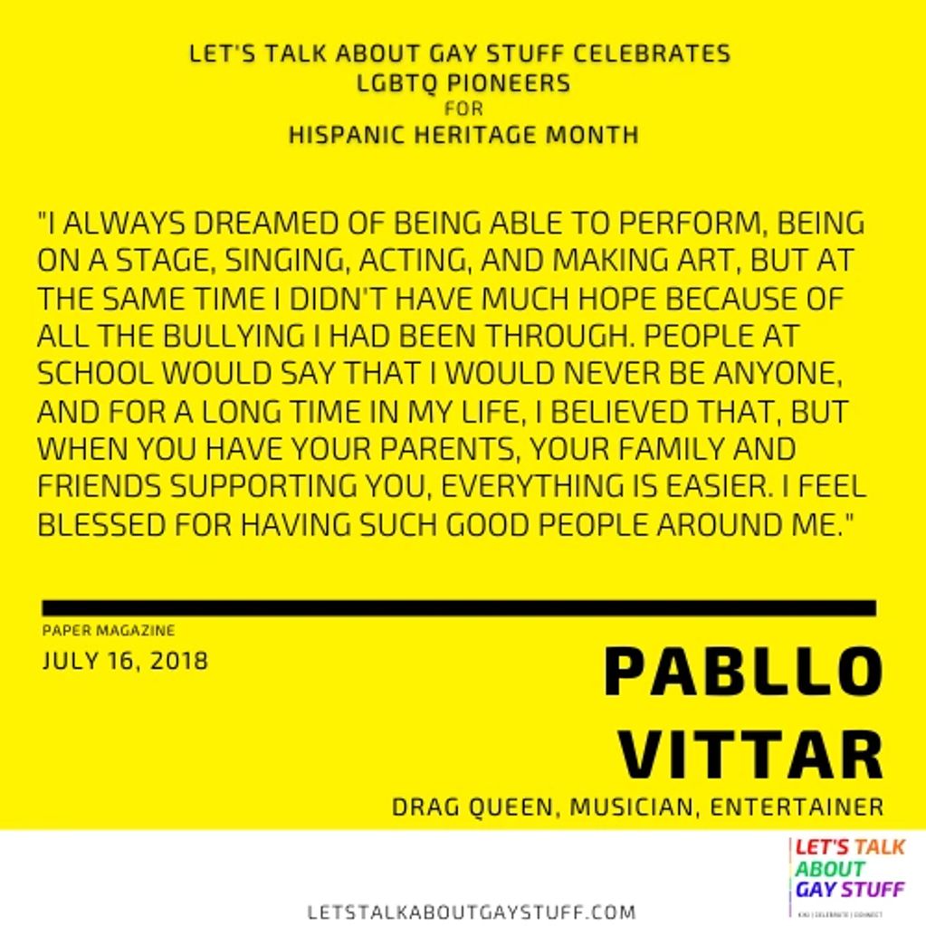 Pabllo Vittar
Hispanic Heritage Month
Latinx History
LGBTQ Latinx Pioneer
Brazil, Drag Queen