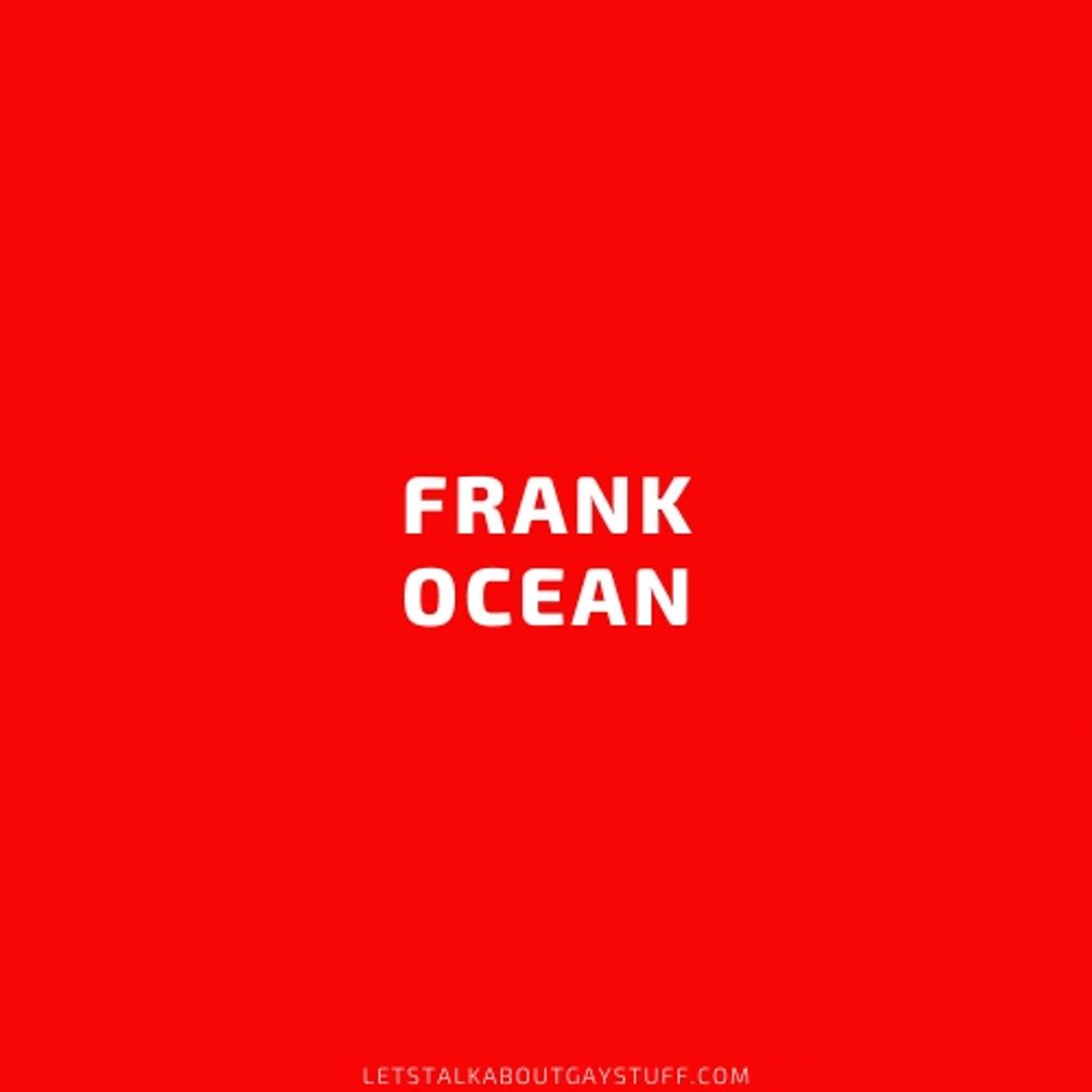 Frank Ocean
National African American History Month
LGBTQ pioneer - music, R&B