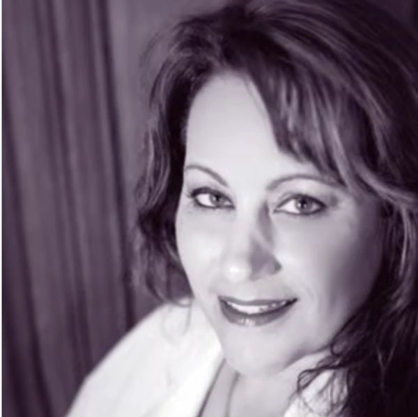 Black and white close-up portrait of Dr. dawn Michael.