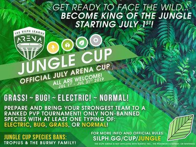 NJ GO Battle League Silph Arena Jungle Cup