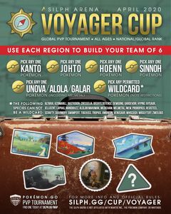 NJ GO Battle League - Silph Arena - Voyager Cup Rules