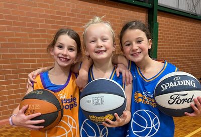 Yarrawonga Mulwala Basketball Association Girls Aussie Hoops participants