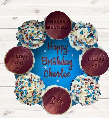 West Ham inspired cupcake board birthday
Celebration