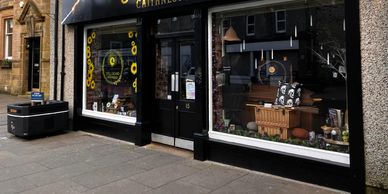 Spellbound Caithness shop witch window display Thurso Caithness Scotland UK museum unusual shops