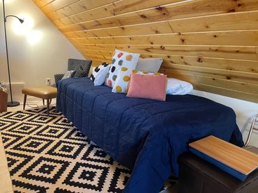 Kids nook with twin bed