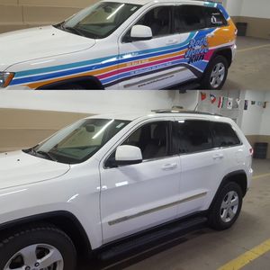 Partial wrap removal and full wrap removal done affordably.