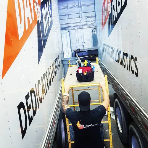 Mobile fleet decal removal service keeps the cost affordable when retiring fleet units.