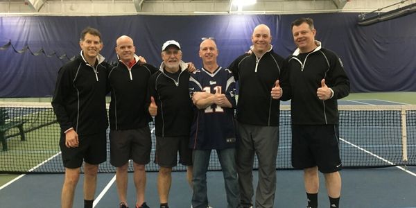 Adult tennis champions at Marcus Lewis Tennis Center