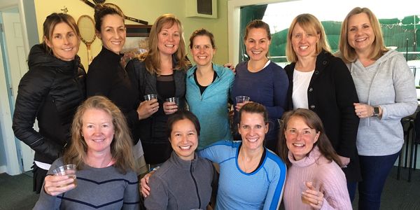 Adult tennis champions at Marcus Lewis Tennis Center