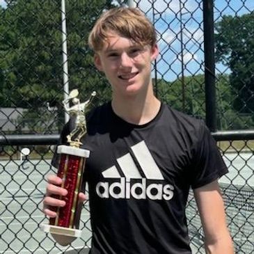 Dillon Denny-Brown Marcus Lewis Tennis Center Junior tennis Champion