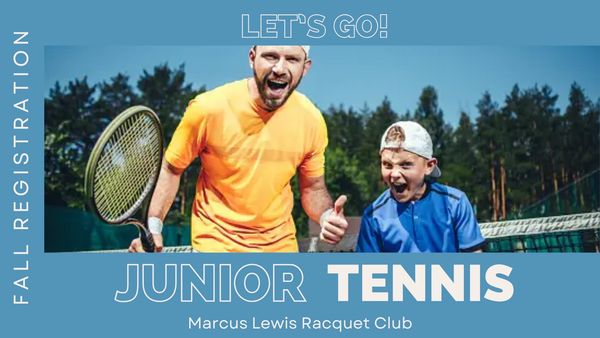 Junior Tennis at the Marcus Lewis Racquet Club