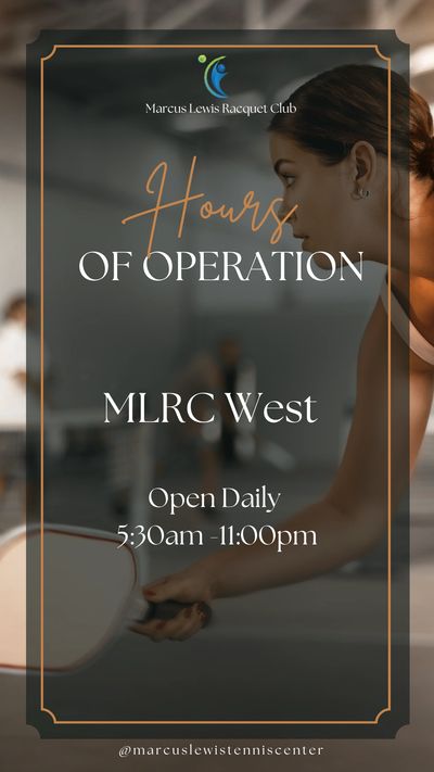 MLRC West Hours