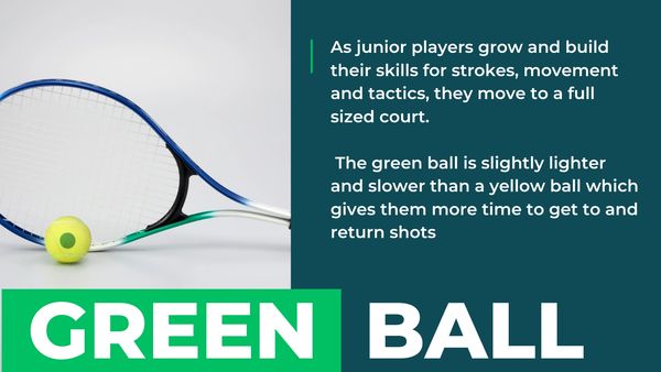 Green Ball Junior tennis