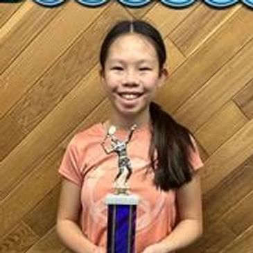 Stella Huang-Logan Marcus Lewis Tennis Center Junior Champion