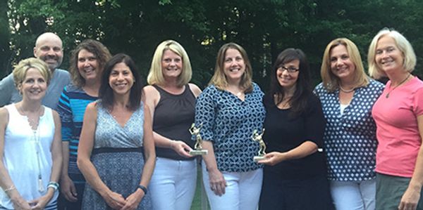 Adult tennis champions at Marcus Lewis Tennis Center